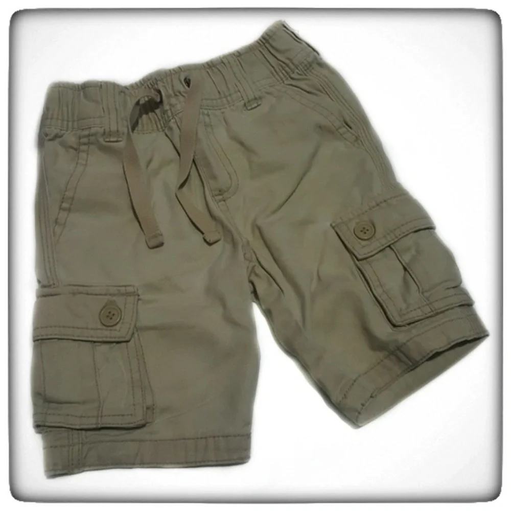 Gymboree Tan Khaki Cargo Shorts-2T
